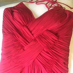 Sexy red halter party/prom/gala dress